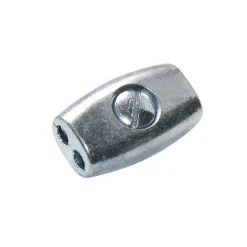 Litzenverbinder für Durchmesser 2,5 mm silber 5 Stück