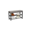 LOFT Schuhregal mit Sitzbank