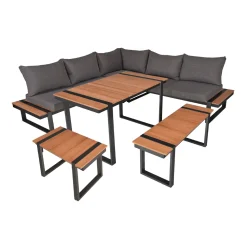 Lounge-Eckgruppe Belmira 6-teilig