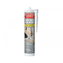 Lugato Küchen-Silikon Wie Gummi Schwarz 310 ml