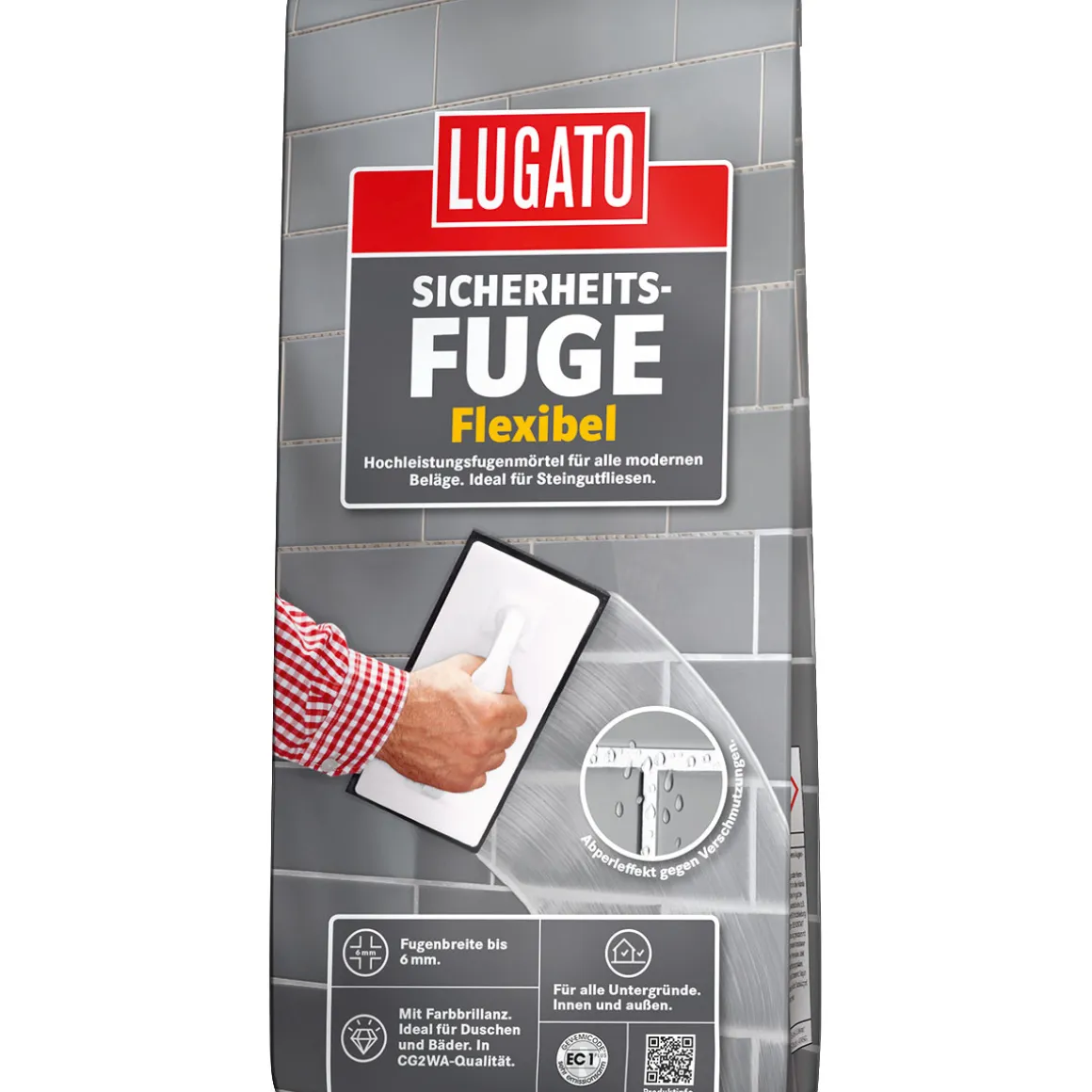 Lugato Sicherheitsfuge flexibel 1kg bahamabeige