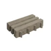 Lusit ECO City40x20x8 cm, Grau mit Microfase