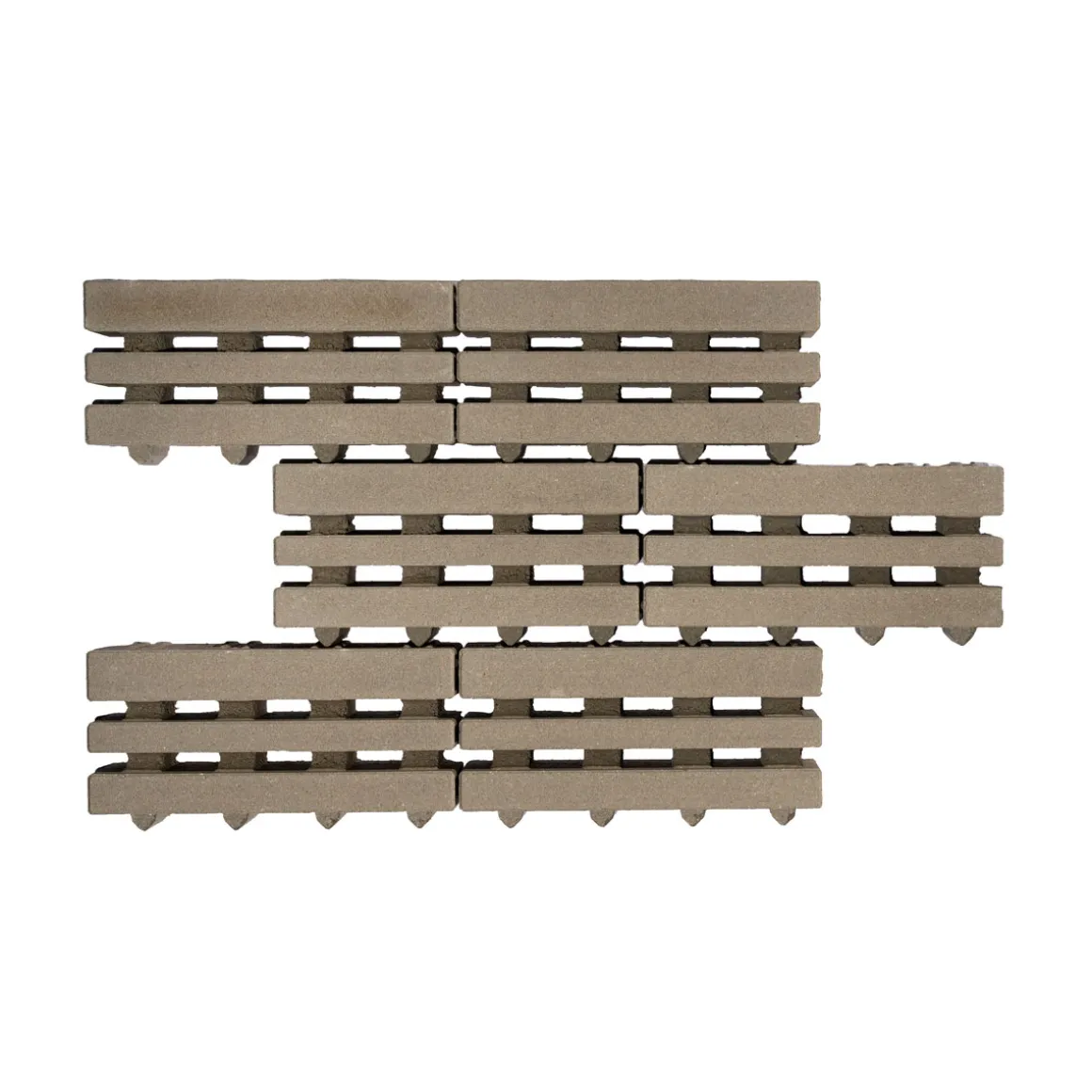 Lusit ECO City40x20x8 cm, Grau mit Microfase