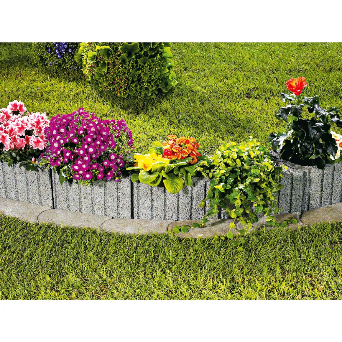 Lusit Gartenstein MultiFlor 28,4 x 20 x 20 cm grau