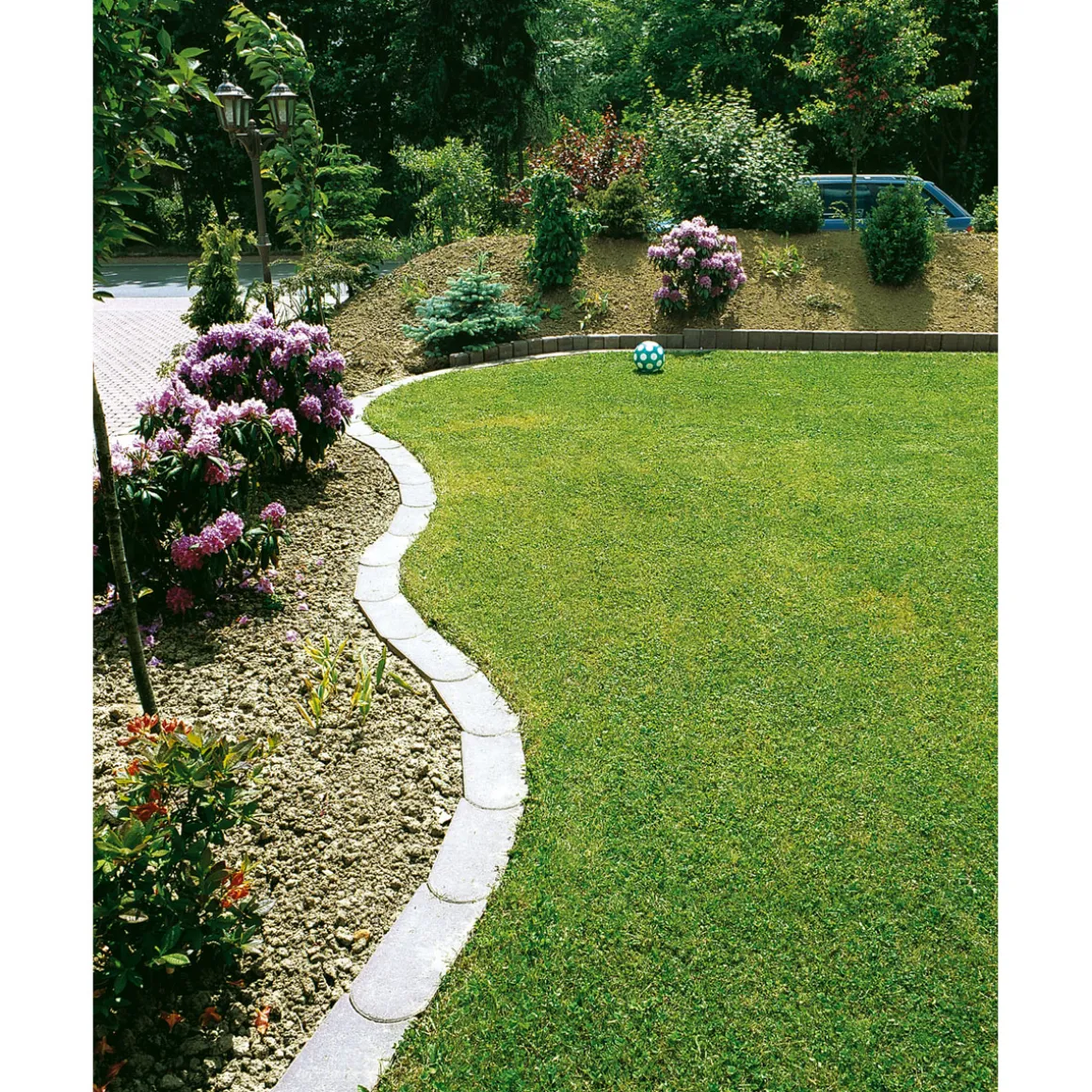 Lusit Mähkante Mähfix grau 33 x 16,5 cm