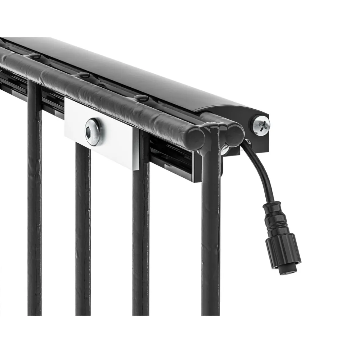LyghtUp LED-Leuchtleiste fur Doppelstabmatten 196 cm anthrazit