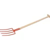 Meister Spatengabel Grabegabel 720 mm rot mit Stiel