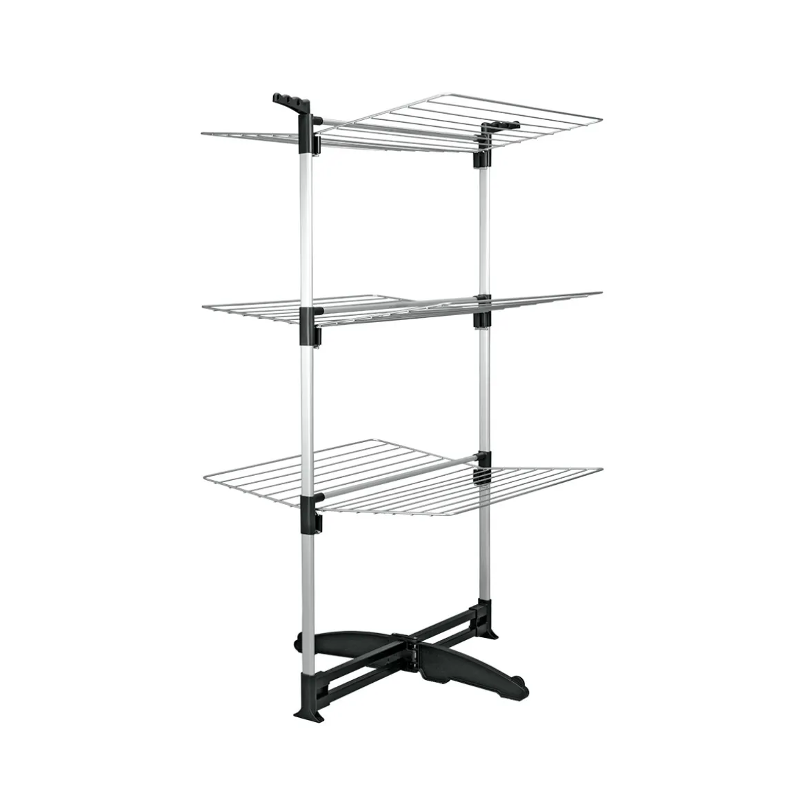 Metaltex Turm-Wäschetrockner Ciclone Vario 78 x 137 x 68 cm silber