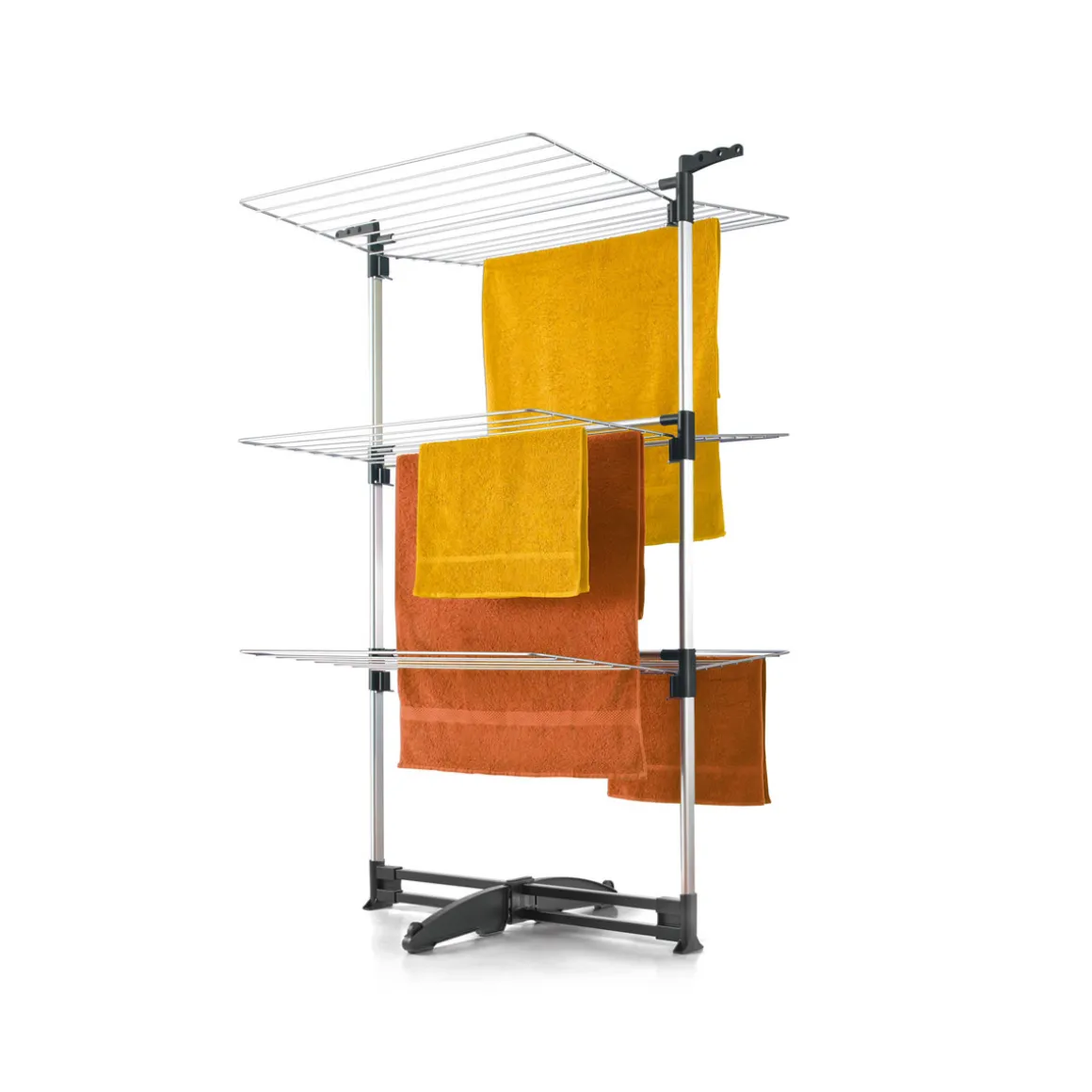 Metaltex Turm-Wäschetrockner Ciclone Vario 78 x 137 x 68 cm silber