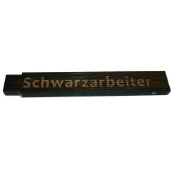 Meterstab Arbeiter 2m schwarz
