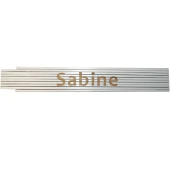 Meterstab Sabine 2m weiß