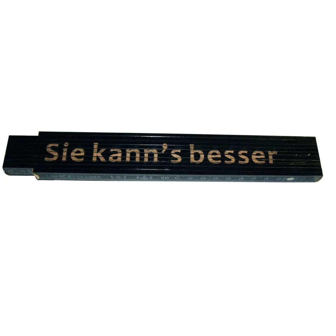 Meterstab Sie kann s besser 2m schwarz