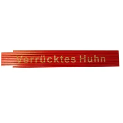 Meterstab Verrücktes Huhn 2m rot