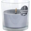 Müller-Licht Outdoor Kerzenglas 140x140mm hellgrau