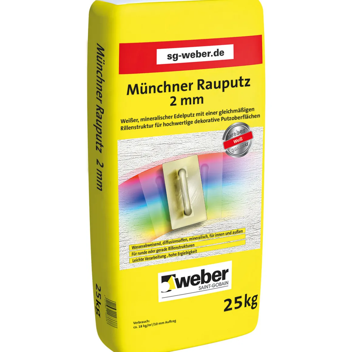 Münchner Rauputz 2 mm 25 kg