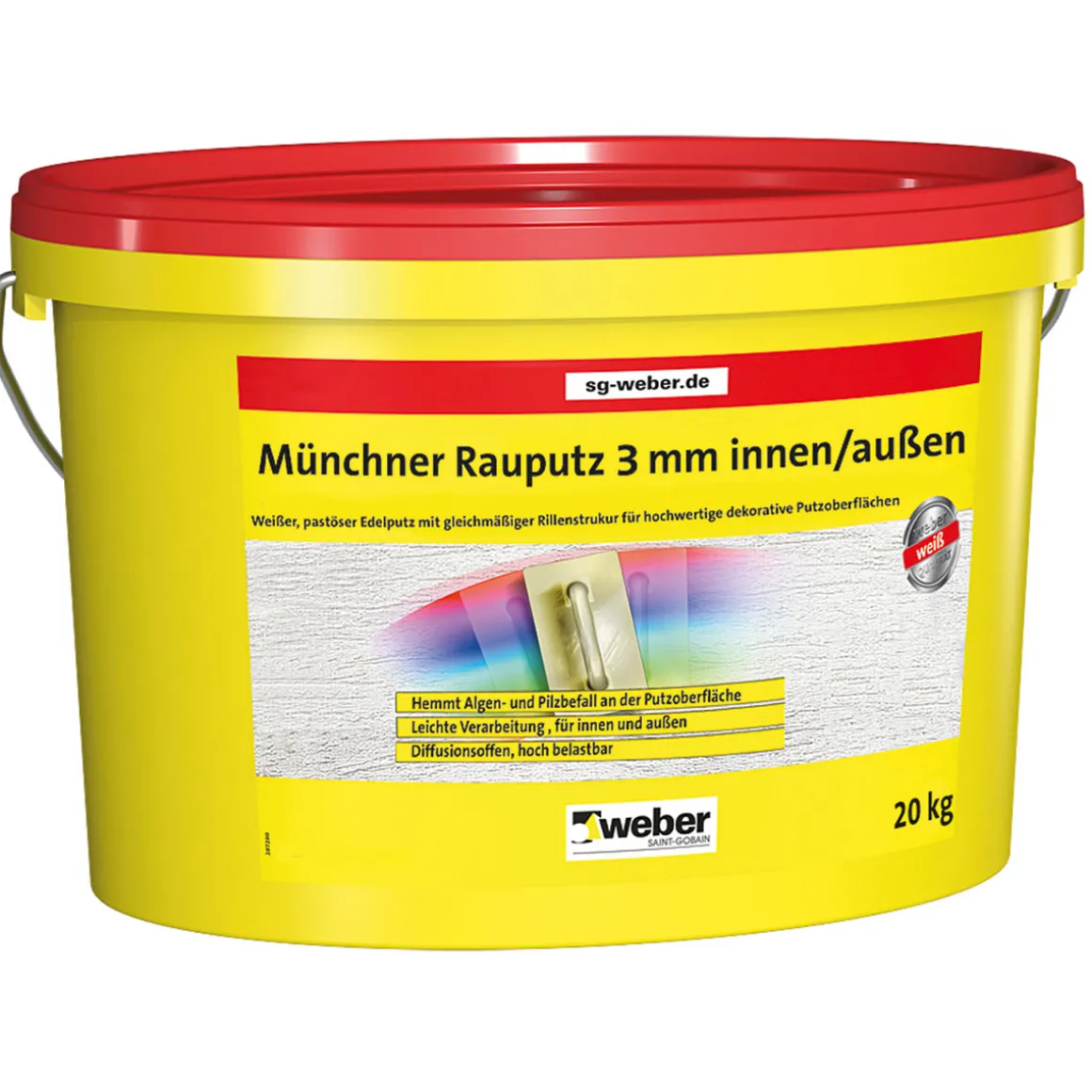 Münchner Rauputz 3 mm 20 kg innen/aussen