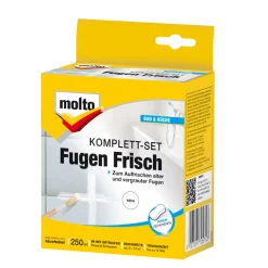 Molto Fugenfrisch Komplettset weiß 0,25 L
