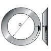MyFireTool FAL Rosette verstellbar 100/120 mm