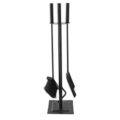 MyFireTool Kaminbesteck schwarz 3-tlg