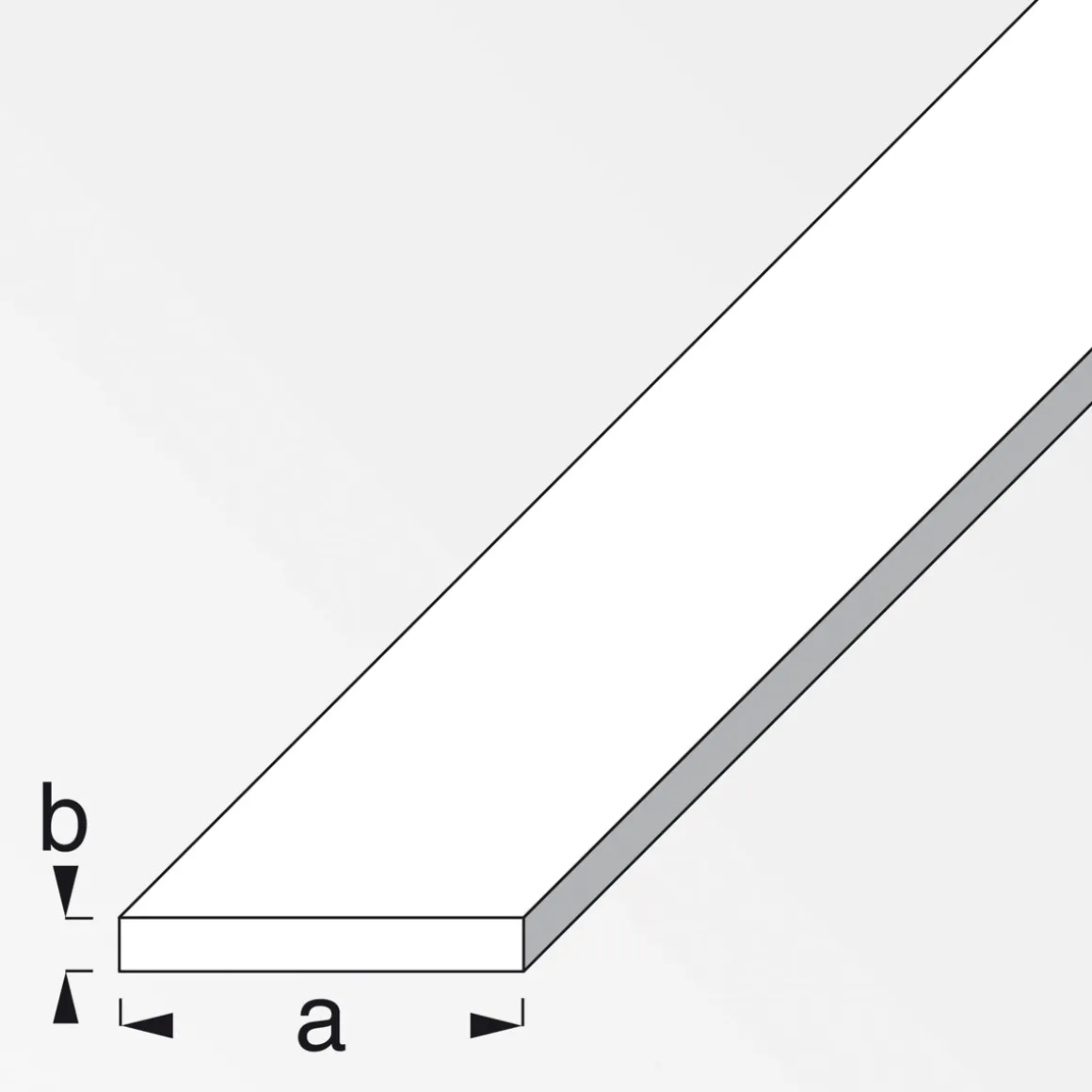 MyTool Flachstange 15 x 2 mm 1m silber