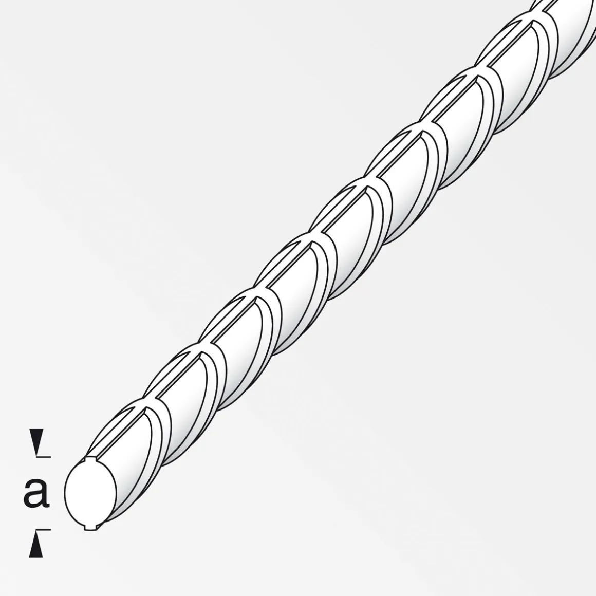 MyTool Rippenstahl 8 mm 1m