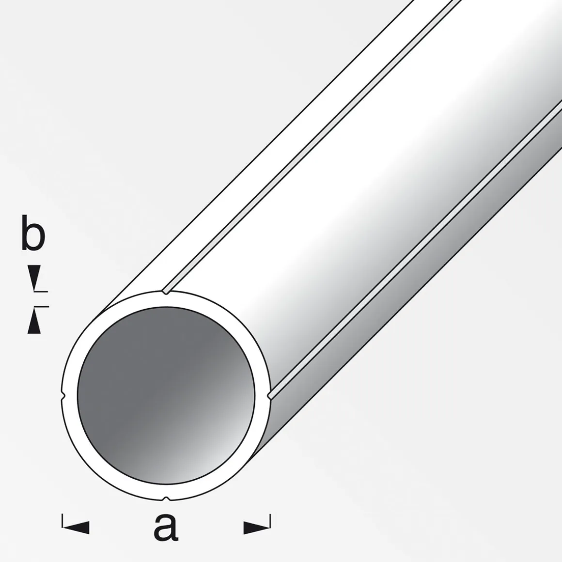 MyTool Rundrohr 23,5 mm 2,5m blank