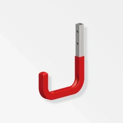 MyTool Wandhaken 80 mm gummiert rot