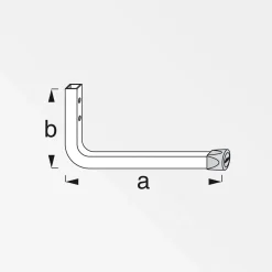 MyTool Wandhaken 175 mm verzinkt