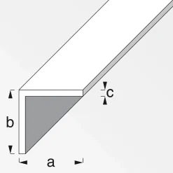 MyTool Winkel 40 x 40 x 2 mm 2m silber-eloxiert