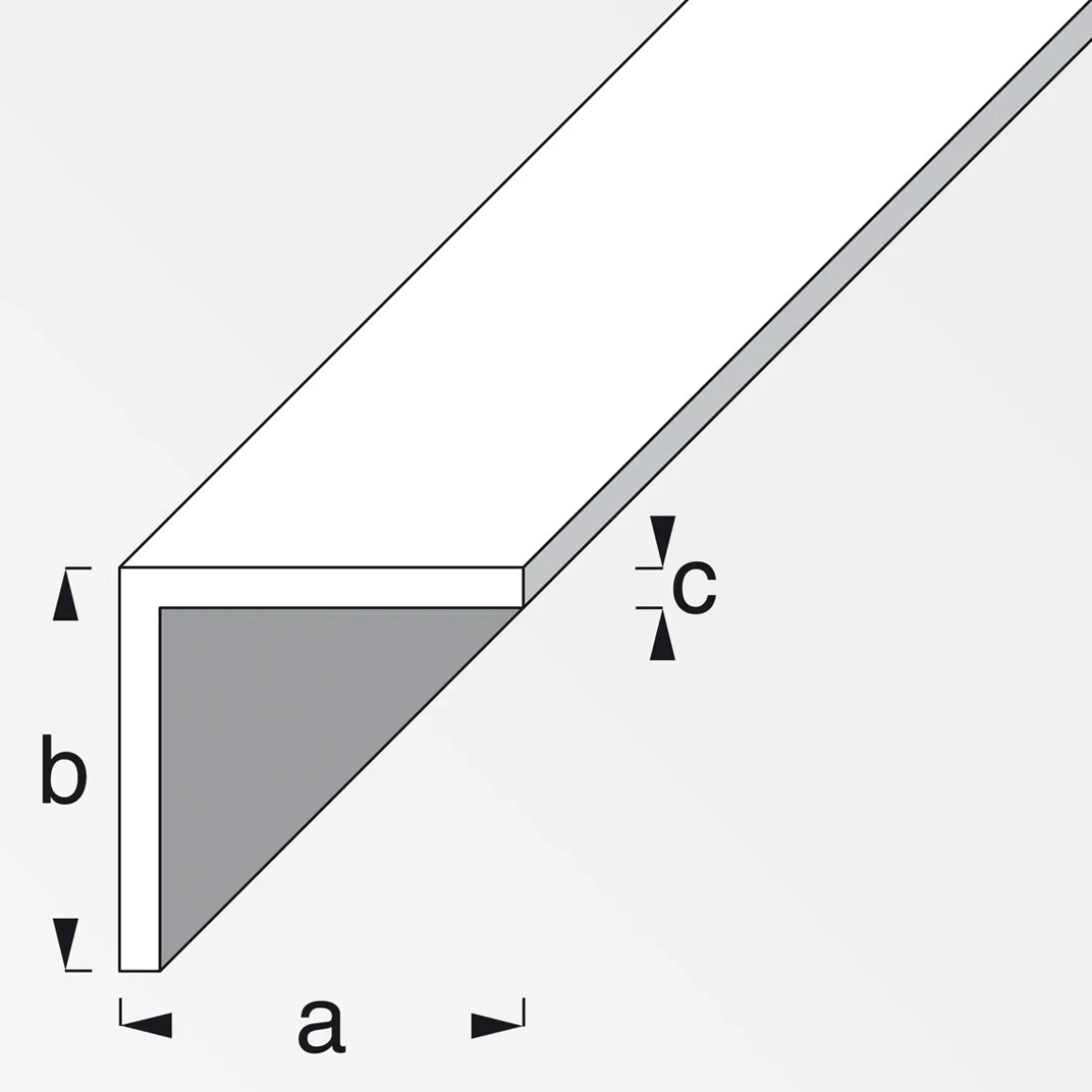 MyTool Winkel 40 x 40 x 2 mm 2m silber-eloxiert
