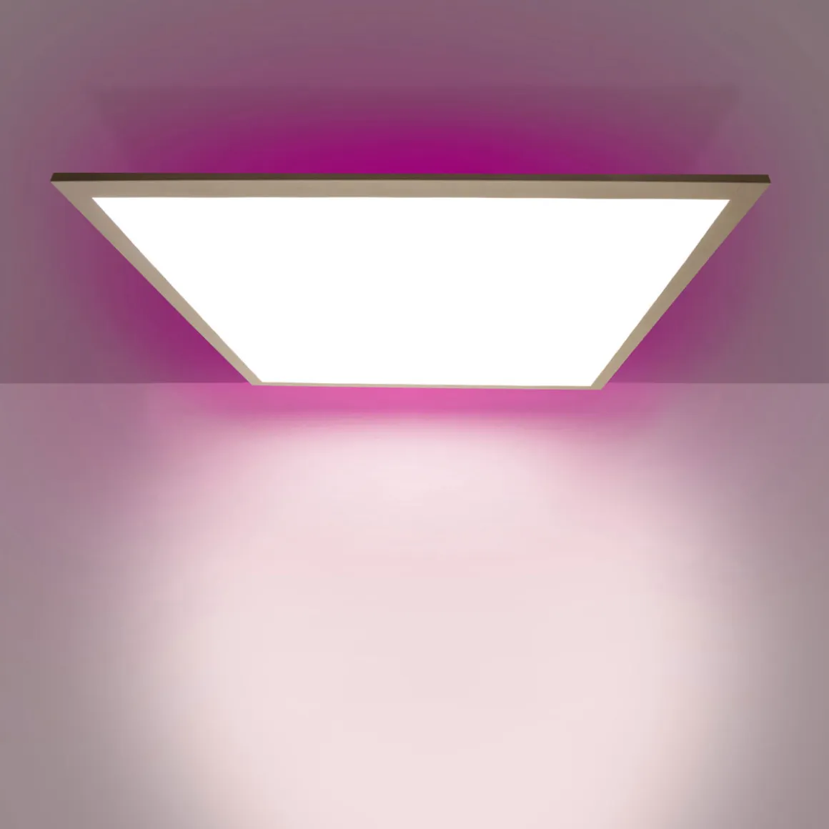 Naeve LED DL Luga Metall/KS buntLxBxH: 45x45x6cm dimmbar