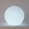 NewGarden LED-Kugelleuchte Buly 60 Kabelanschluss Ø 60 cm weiß