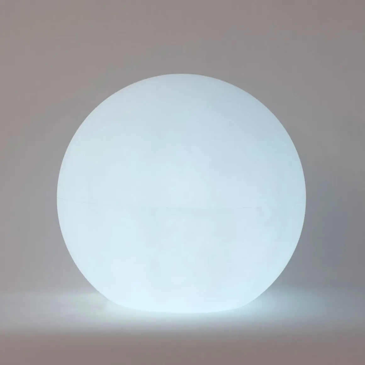 NewGarden LED-Kugelleuchte Buly 60 Kabelanschluss Ø 60 cm weiß