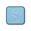Nobby Katzen Keramik Michschale hellblau Durchmesser 14 x 2 cm