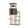 Nobby Kratzbaum Kasil 100 x 50 x 203 cm braun-Leinenoptik