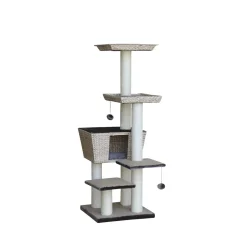 Nobby Kratzbaum Motega 48 x 48 x 141 cm hellbraun