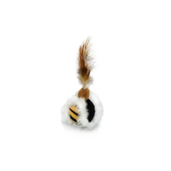 Nobby Plüsch Ball mit Federn Catnip 5 cm