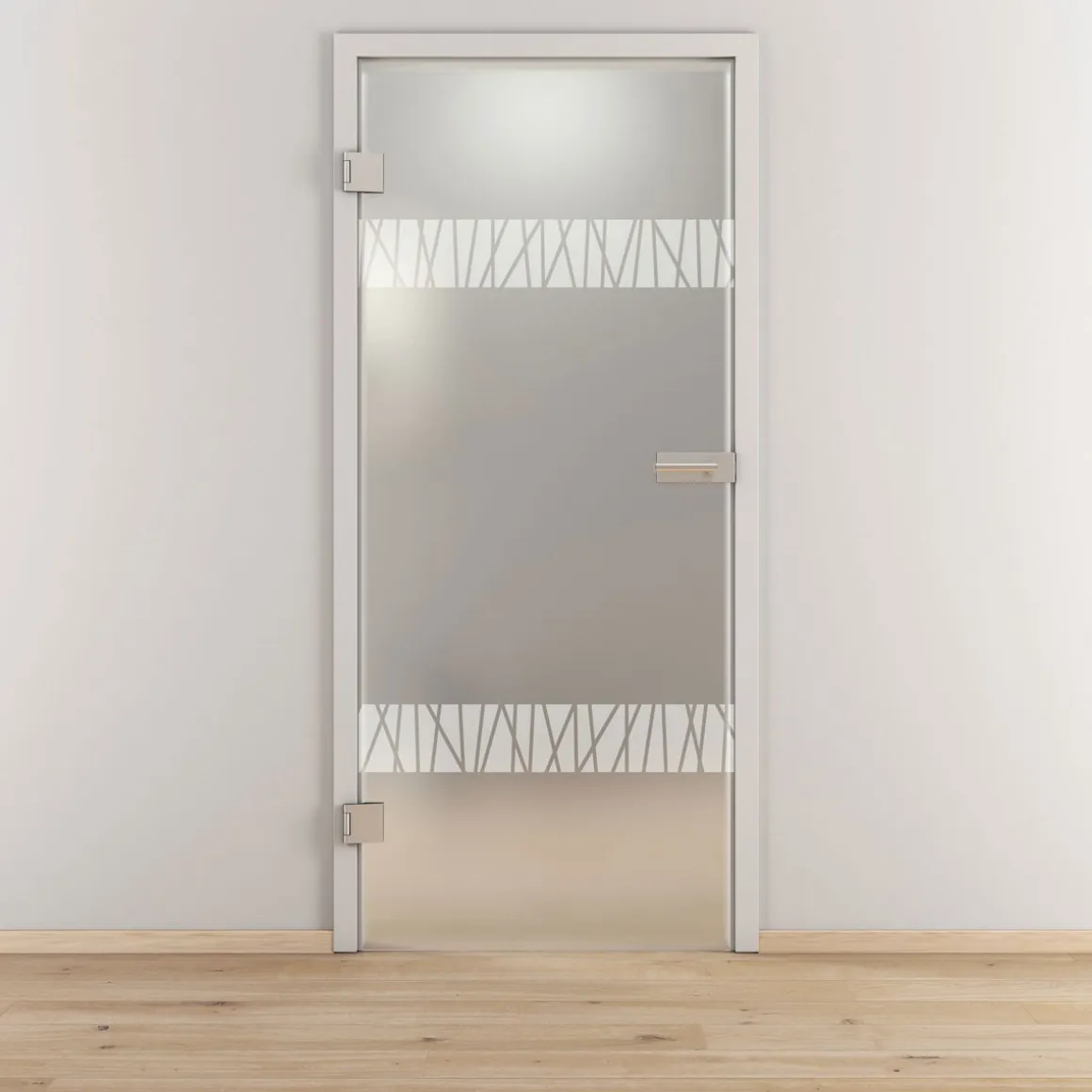 Novadoors Glasdrehtür NOVA 550 mattiert 95,9 x 197,2 cm Links