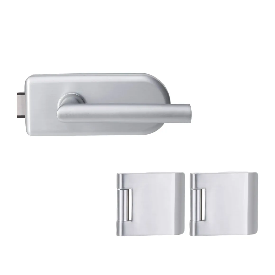 Novadoors Glastürbeschlag-Set SKS 62 Aluminium