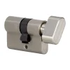 Novadoors WC-Knaufzylinder Edelstahl matt-Optik