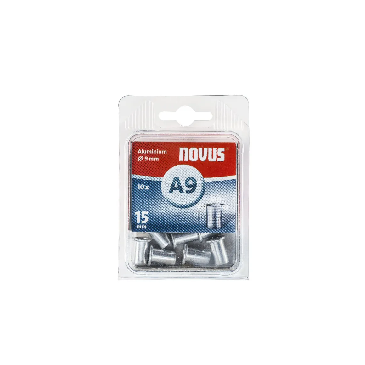Novus Nietmutter M6 x 15 Alu 10 St.
