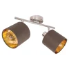 näve Spotserie Maron 2 Spots braun