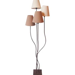 näve Stehleuchte Boho braun 4er