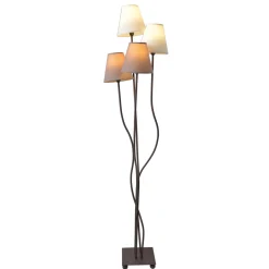 näve Stehleuchte Boho braun 4er