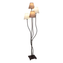 näve Stehleuchte Boho braun 4er