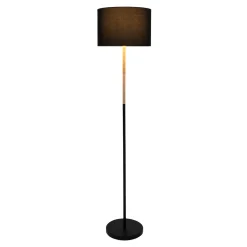 näve Stehleuchte Tessile schwarz 36 cm Textil
