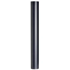 Ofenrohr 120 mm Durchmesser, 1000 mm lang, 0,6 mm stark gefalzt, Blauglanz-Stahlblech