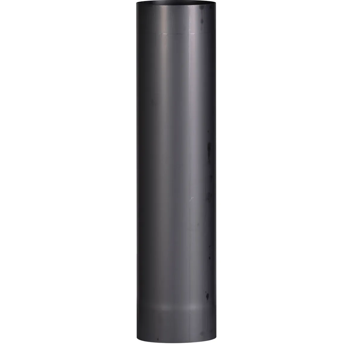 Ofenrohr 120mm Durchmesser, 500mm lang, 0,6 mm stark, gefalzt, Blauglanz-Stahlblech