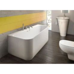 Ottofond Badewanne Pino 155 x 75 cm Ausführung rechts Wannenrandarmatur S3000