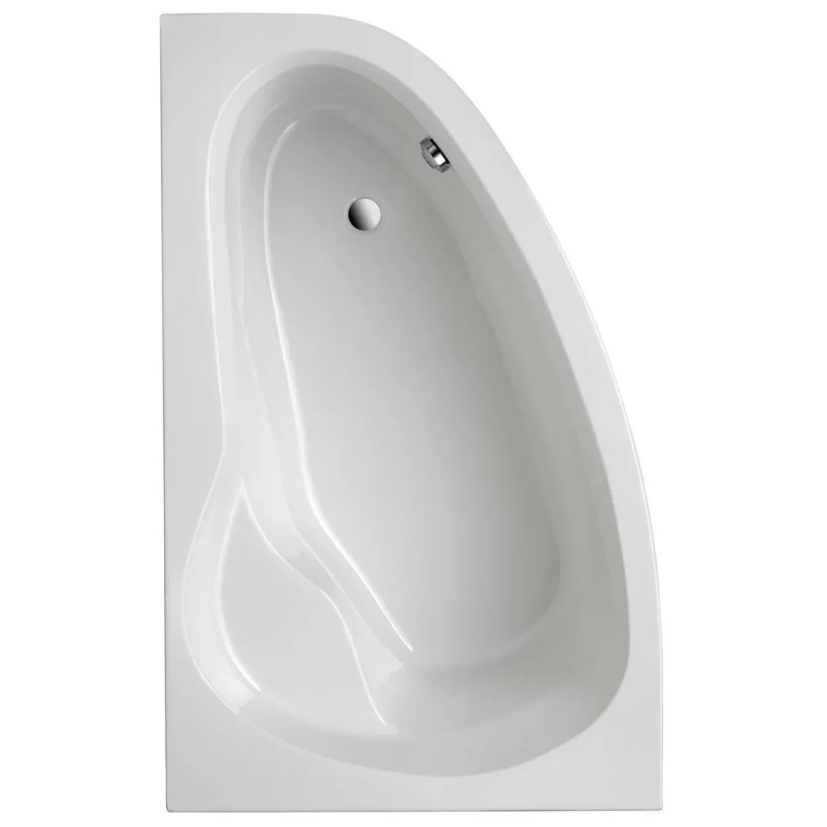 Ottofond Eckwanne Loredana Mod B 175 x 110 cm weiß